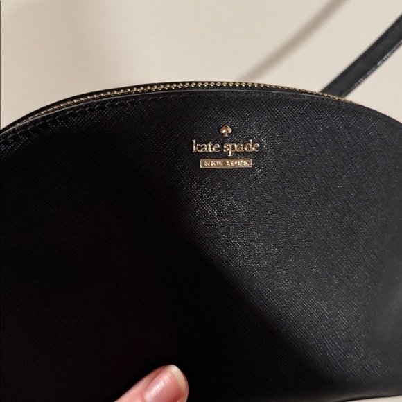 Kate Spade Perry Leather Small Dome Crossbody Black K8697 - Picture 4 of 9